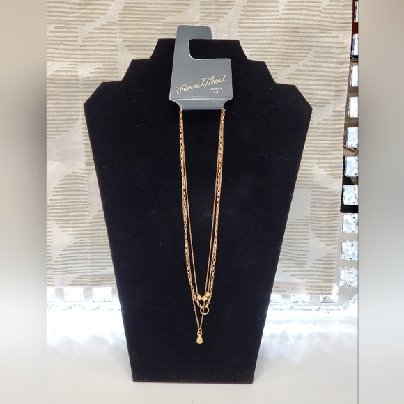 Gold Thread Chain Universal Thread | Jewelry | Worn Gold Layered Chain Necklace Universal ...